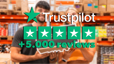 +5.000 anmeldelser på Trustpilot