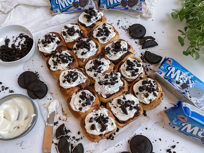 Proteinrige Oreo kanelsnegle