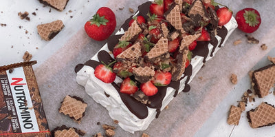 Kalorielet is-kiksekage med  wafers