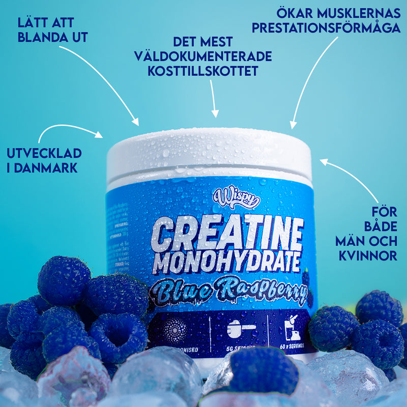 Wispy Creatine Monohydrate - Blue Raspberry (300g)