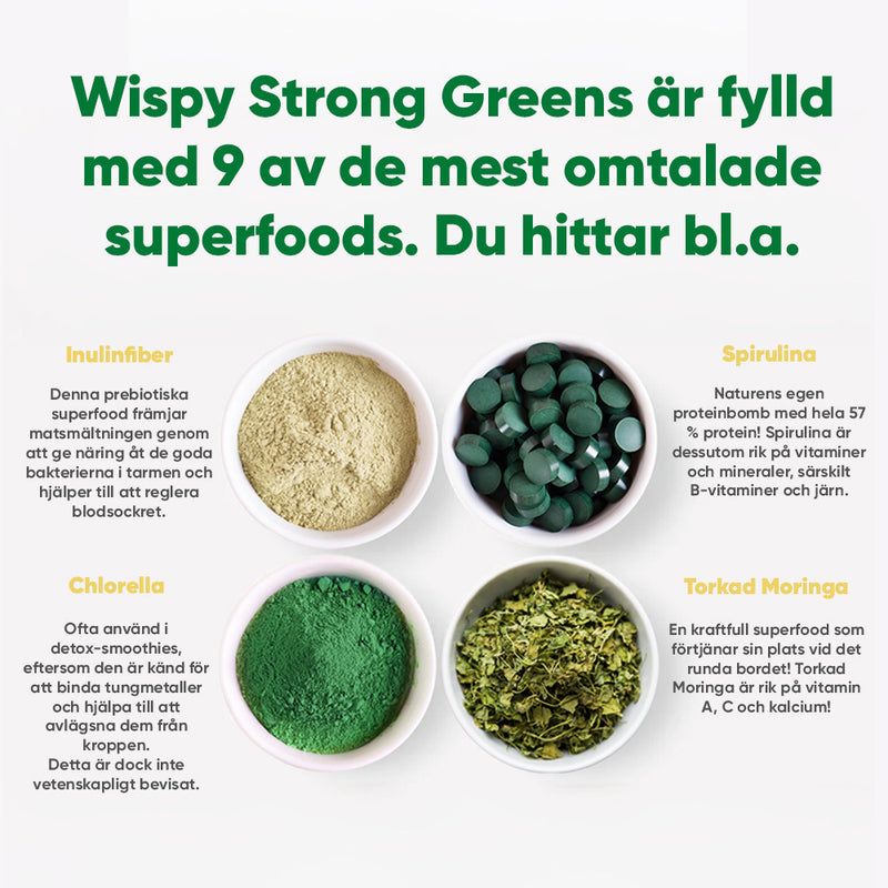 Wispy Strong Greens (300g)
