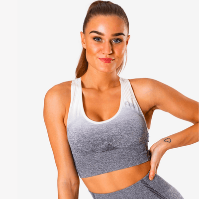 Ombre Seamless Sports Bra Graphite Melange