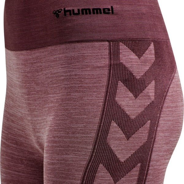 Hummel CLEA Seamless Mid Waist Tights – Fudge Woodrose Melange