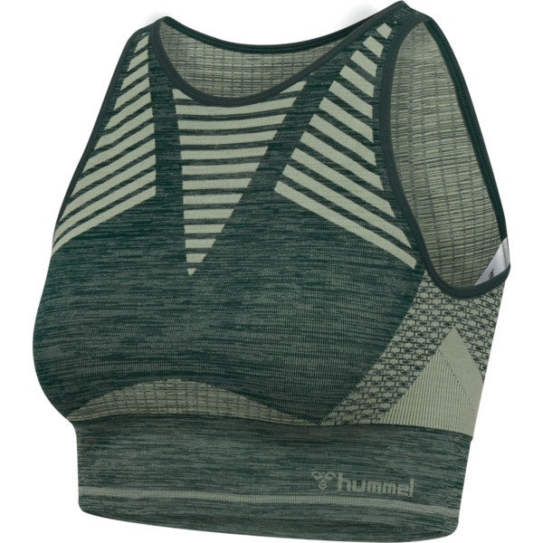 Hummel VERA Seamless Sports Top - Darkest Spruce - Musclehouse.dk