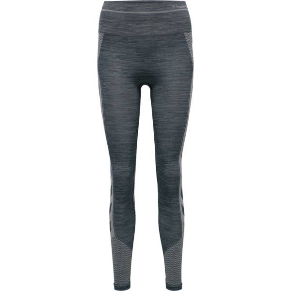 Hummel VERA Seamless High Waist Tights - Asphalt Quiet Shade Melange