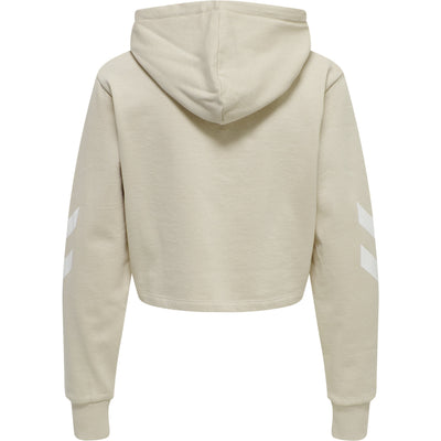 Hummel Legacy Cropped Hoodie - Pumice Stone