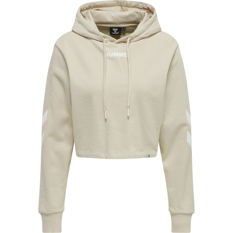 Hummel Legacy Cropped Hoodie - Pumice Stone