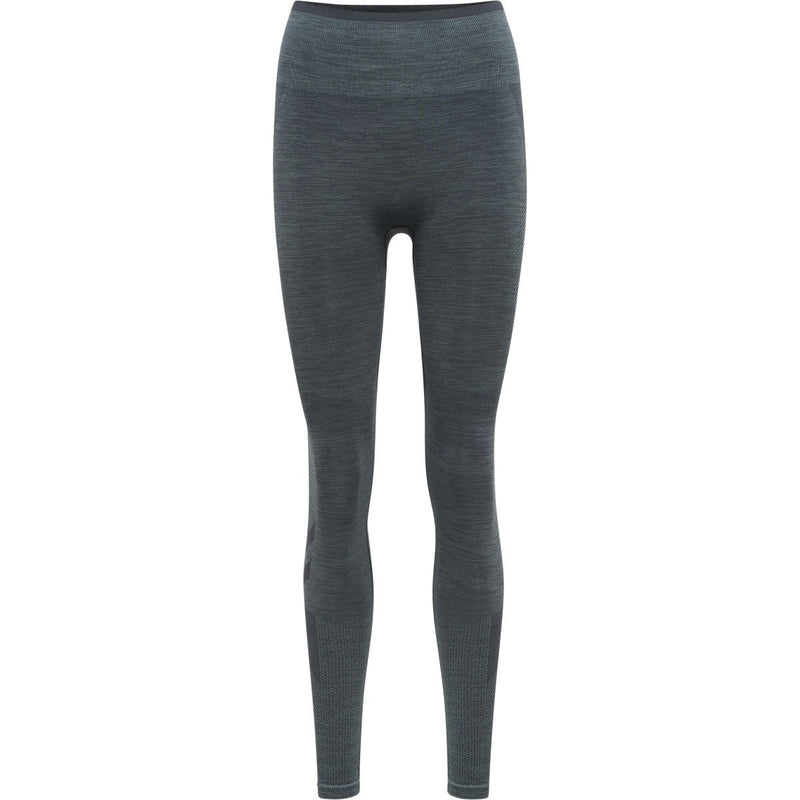 Hummel SKY High Waist Seamless Tights – Asphalt/Quiet Shade Melange