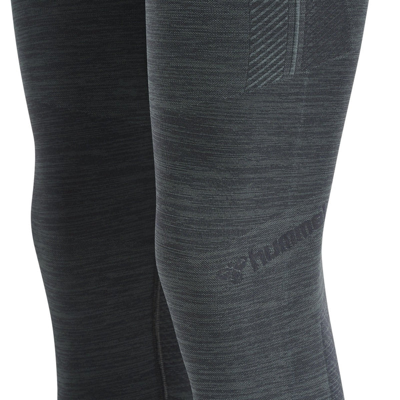 Hummel SKY High Waist Seamless Tights – Asphalt/Quiet Shade Melange