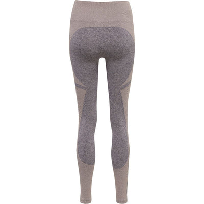 Hummel KARINA Seamless HW Tights – Quiet Shade/Woodrose Melange