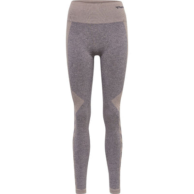 Hummel KARINA Seamless HW Tights – Quiet Shade/Woodrose Melange