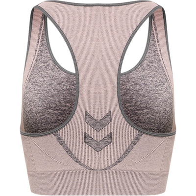 Hummel KARINA Seamless Sports Top – Quiet Shade/Woodrose Melange