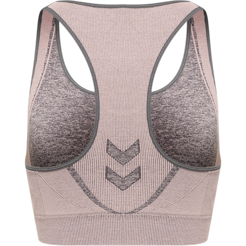 Hummel KARINA Seamless Sports Top – Quiet Shade/Woodrose Melange