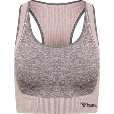 Hummel KARINA Seamless Sports Top – Quiet Shade/Woodrose Melange