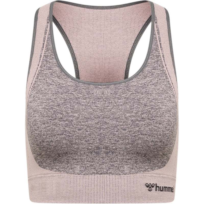 Hummel KARINA Seamless Sports Top – Quiet Shade/Woodrose Melange