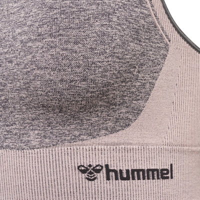 Hummel KARINA Seamless Sports Top – Quiet Shade/Woodrose Melange