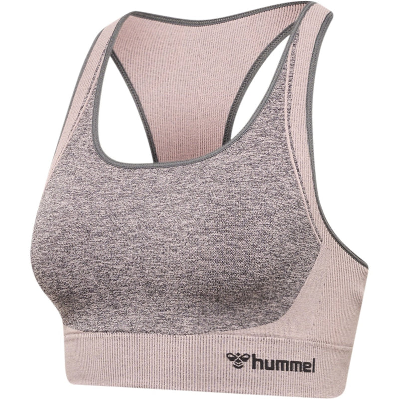 Hummel KARINA Seamless Sports Top – Quiet Shade/Woodrose Melange