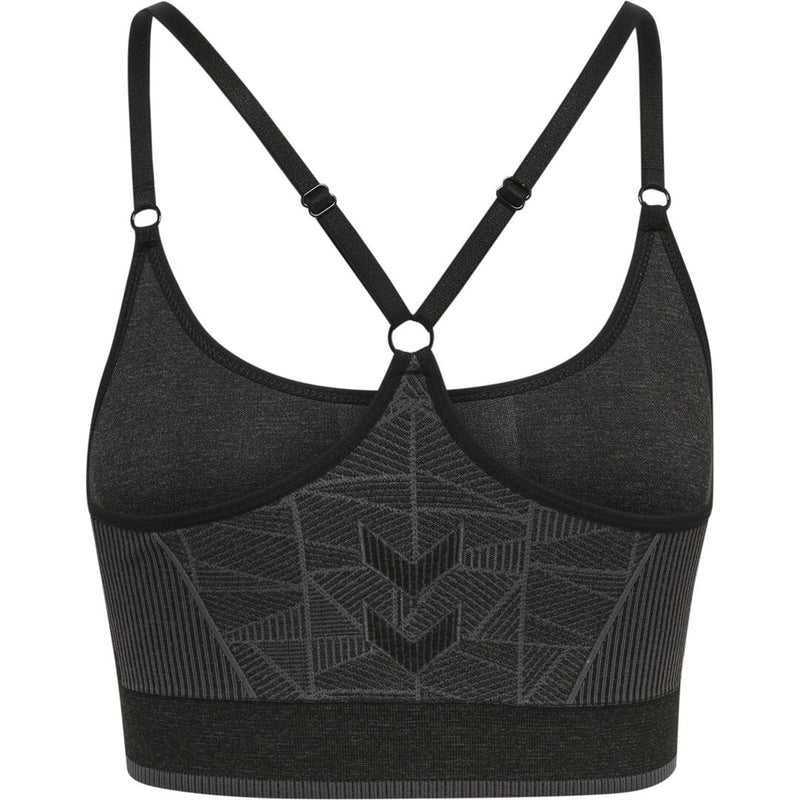 Hummel ENERGY Seamless Sports Top - Black/Asphalt Melange