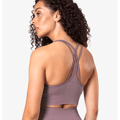 ICANIWILL Define Seamless Sports Bra Faded Violet Melange