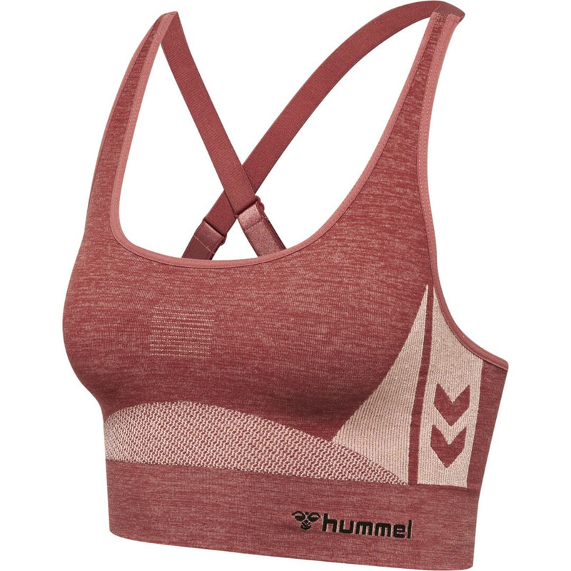 Hummel CLEA Seamless Sports Top – Withered Rose/Rose Tan Melange