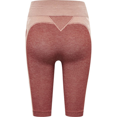 Hummel CLEA Seamless Cycling Shorts – Withered Rose/Rose Tan Melange