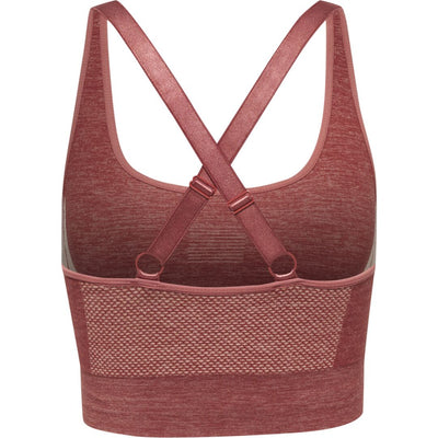 Hummel CLEA Seamless Sports Top – Withered Rose/Rose Tan Melange