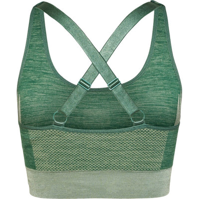 Hummel CLEA Seamless Sports Top – Laurel Wreath/Lily Pad Melange