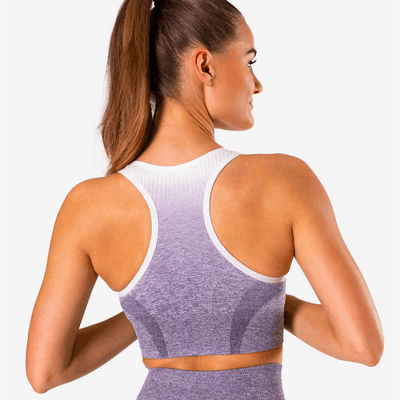 ICANIWILL Ombre Seamless Sports Bra Purple