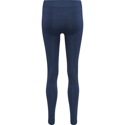 Hummel Shaping Seamless Mid Waist Tights - Insignia Blue