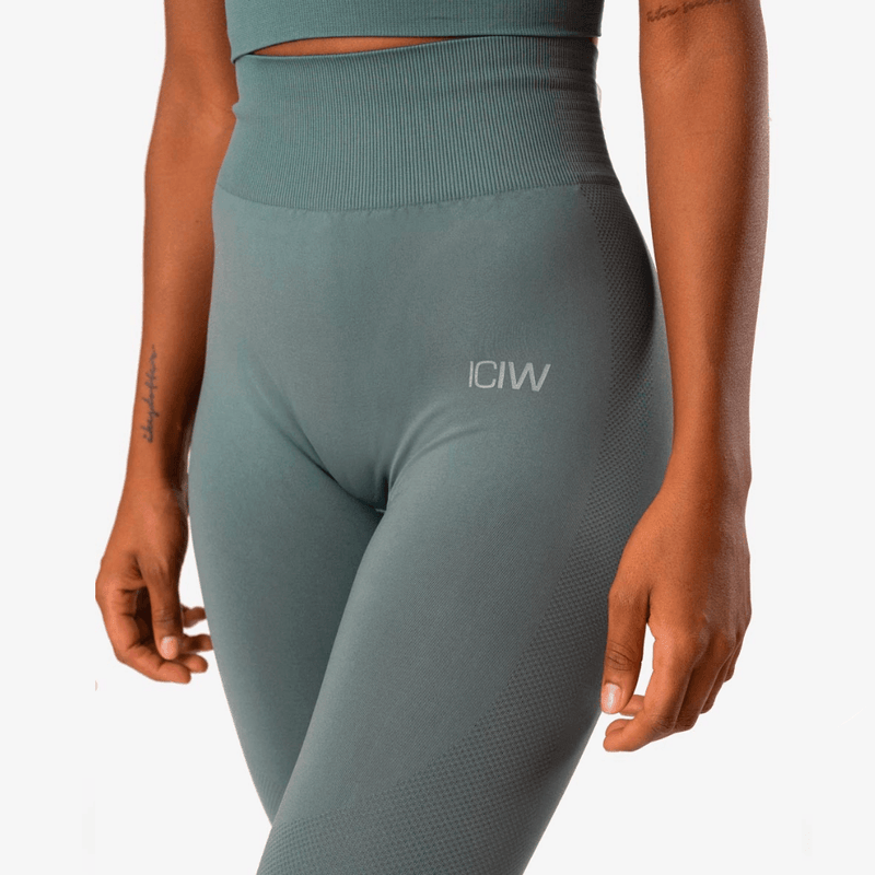 ICANIWILL Define Seamless Tights Jungle Green Wmn