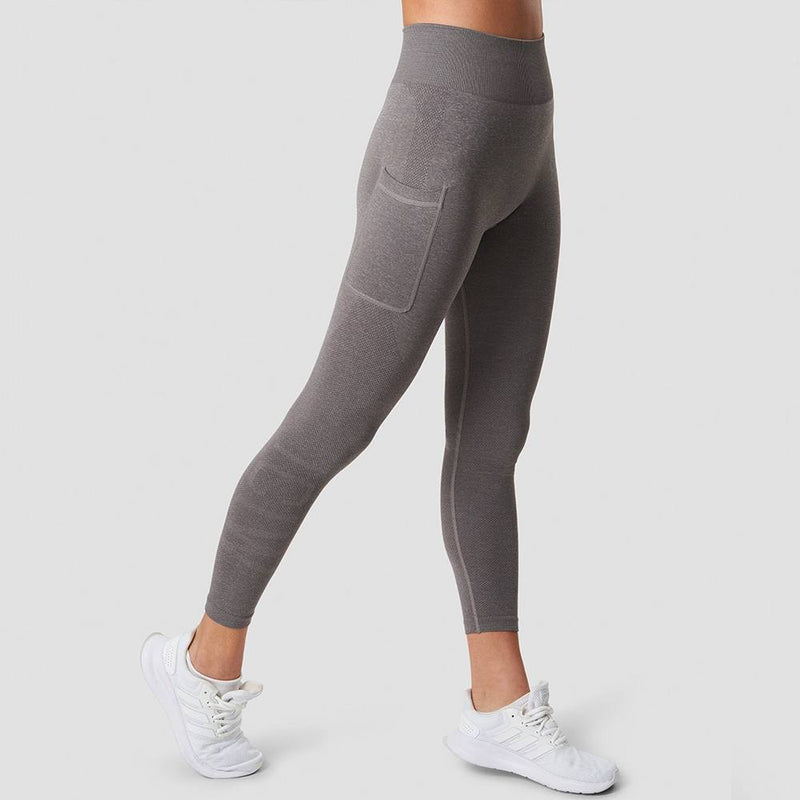 ICANIWILL Define Seamless Pocket Tights Taupe Melange