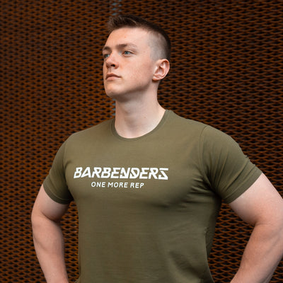 Barbenders Muscle Tee - Olive Green