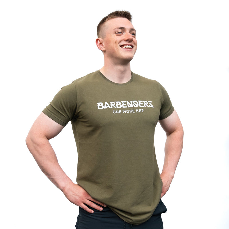 Barbenders Muscle Tee - Olive Green