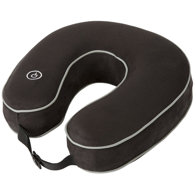 HoMedics Nakke pude med massage - Sort/hvid