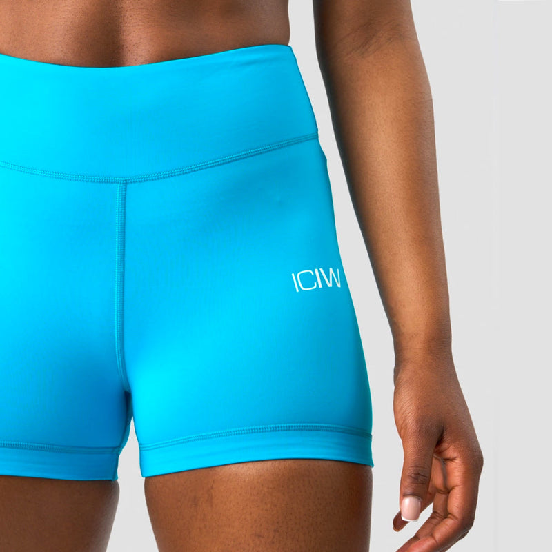 ICANIWILL Scrunch V-shape tight shorts Blue