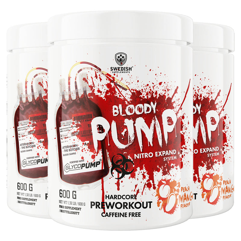 Swedish Supplements Bloody Pump Pre Workout (25 serveringer)