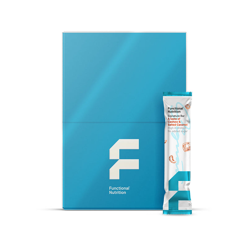 Functional Nutrition Protein Bar - Cashew & Salted Caramel (12x 55g)