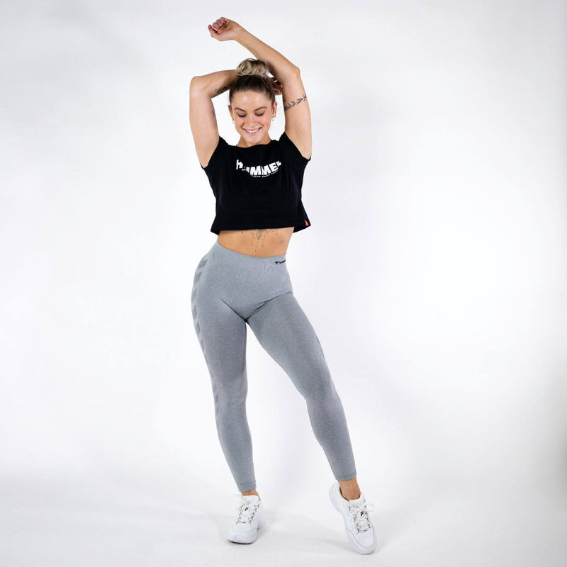 Hummel CI Seamless Mid Waist Tights – Grey Melange