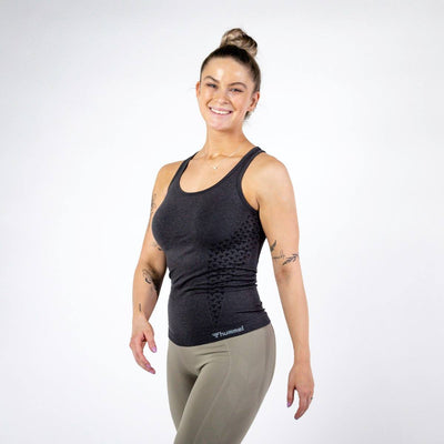Hummel CI Seamless Top – Black Melange