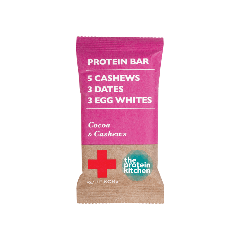 The Protein Kitchen Bar - Cocoa & Cashews 55g - MuscleHouse.dk