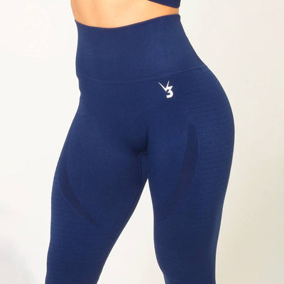 V3 Apparel Contour Seamless Leggings - Navy