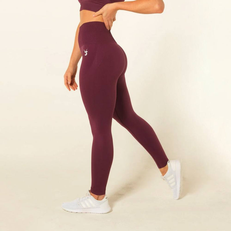 V3 Apparel Curve Seamless Leggings - Plum