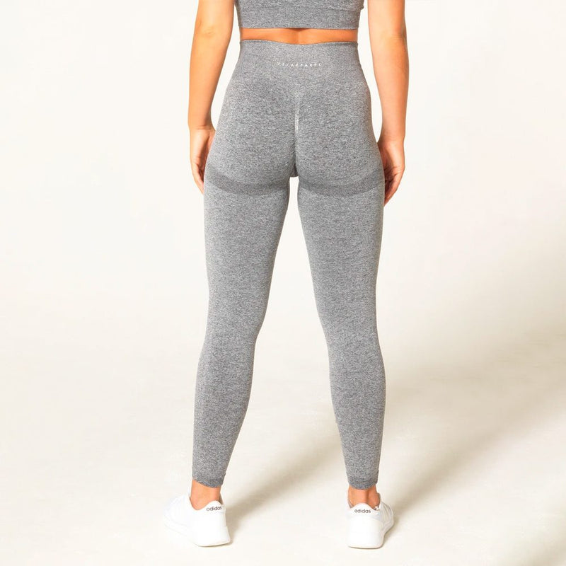 V3 Apparel Define Seamless Scrunch Leggings - Grey Marl