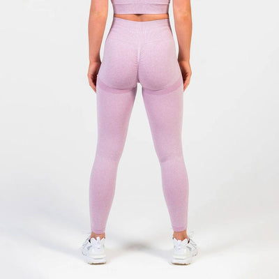 V3 Apparel Define Seamless Scrunch Leggings - Lilac Marl