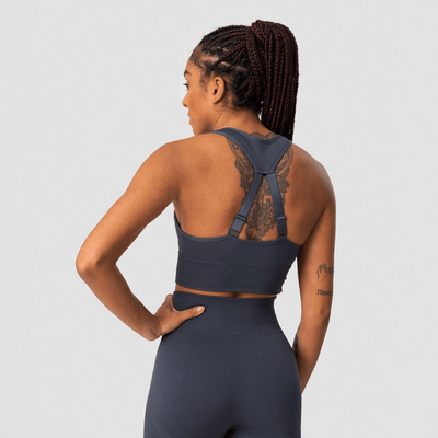 ICANIWILL Divine Seamless Sports Bra Mystic Blue