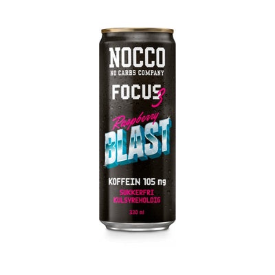 Nocco Focus 3 - Raspberry Blast - MuscleHouse.dk