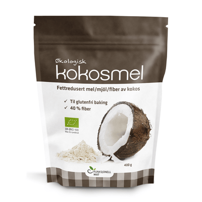 Sukrin Kokosmel Øko 400g - MuscleHouse.dk