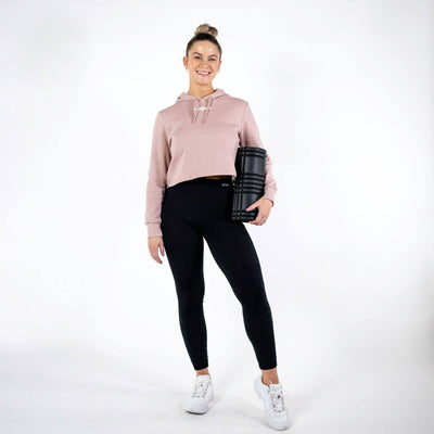 Hummel LEGACY Woman Cropped Hoodie - Woodrose