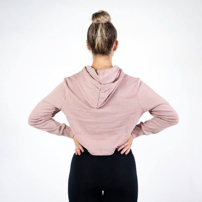 Hummel LEGACY Woman Cropped Hoodie - Woodrose