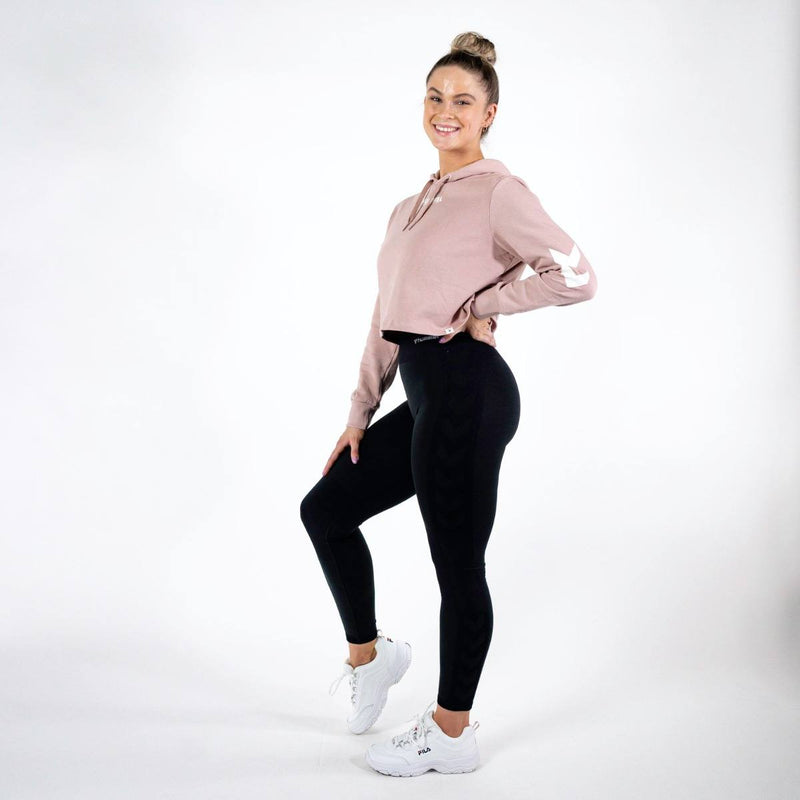 Hummel LEGACY Woman Cropped Hoodie - Woodrose